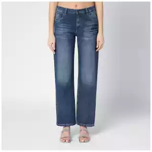 Marc Jacobs Blue washed-effect jeans