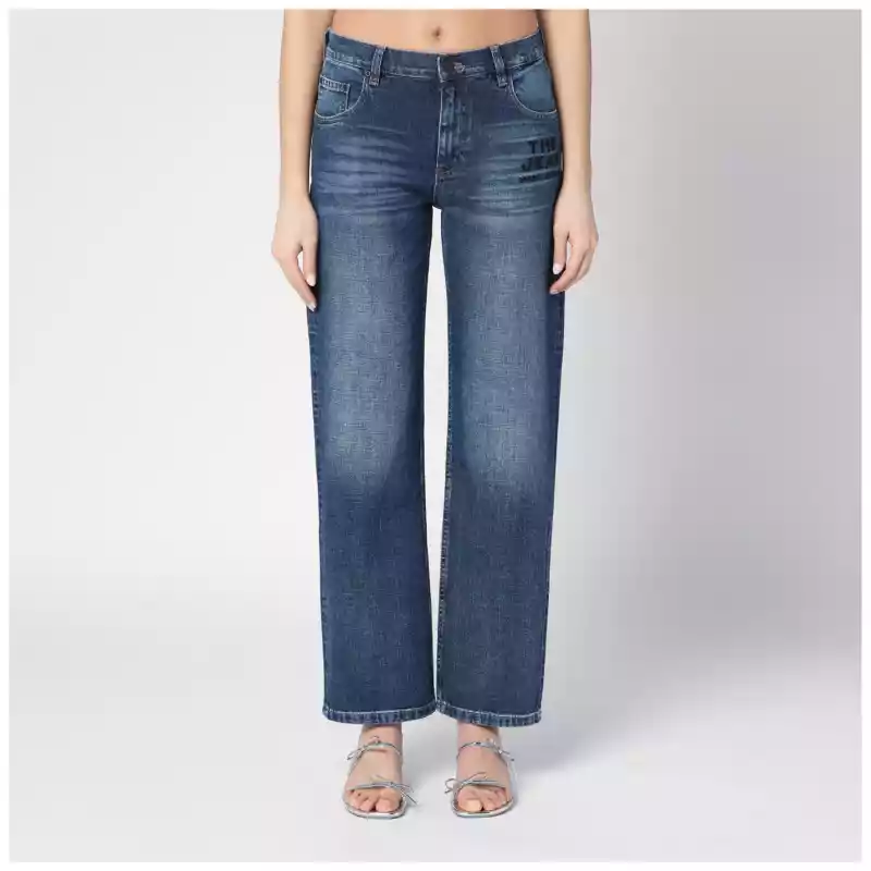 Marc Jacobs Blue washed-effect jeans