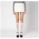 Marc Jacobs Ivory textured tweed mini skirt