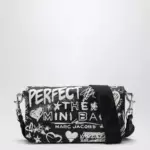 Marc Jacobs Mini shoulder bag black with punk lettering