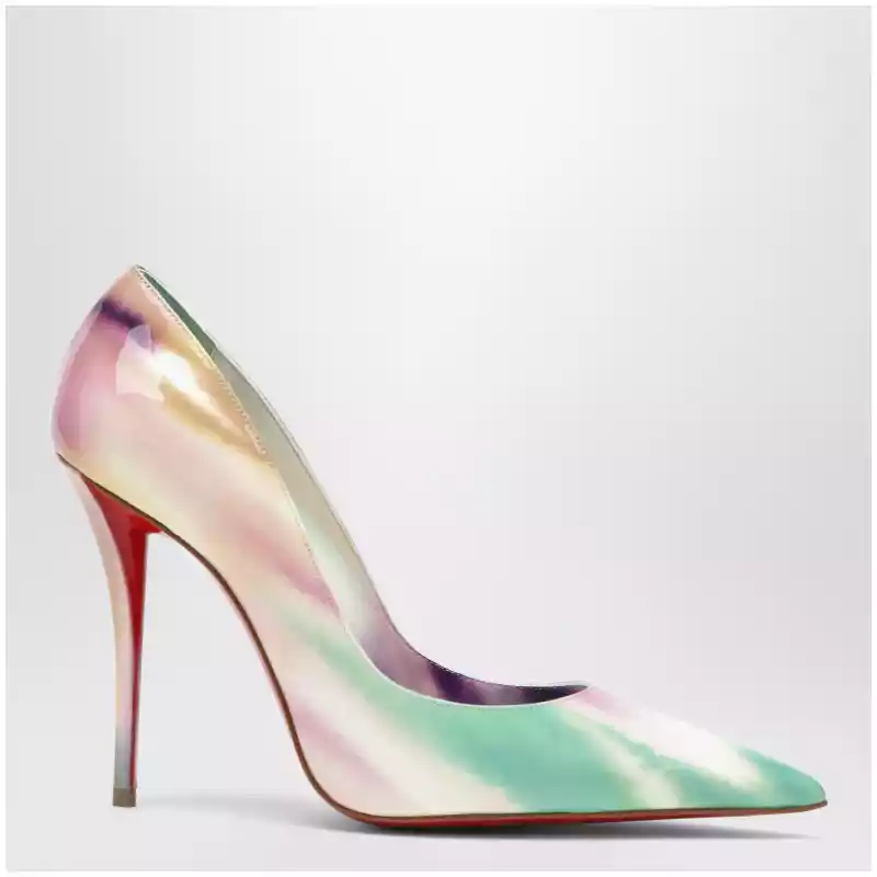 Christian Louboutin Miss Z pumps in tie-dye patent calf leather