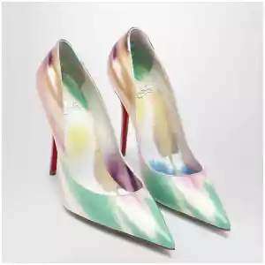Christian Louboutin Miss Z pumps in tie-dye patent calf leather