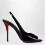 Christian Louboutin Sofia Z slingback pumps in black patent leather