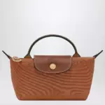 Longchamp Le Pliage Original Cognac-coloured hand bag