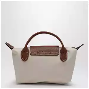 Longchamp Le Pliage Original papaer-coloured clutch bag