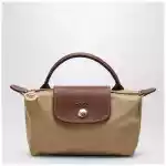 Longchamp Le Pliage Original blue navy clutch bag