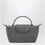 Longchamp Anthracite grey pochette Le Pliage One