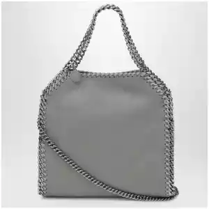 Stella McCartney Mini Falabella tote bag in light grey