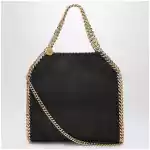 Stella McCartney Black/gold Falabella Mini Tote bag