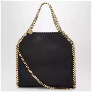 Stella McCartney Black/gold Falabella Mini Tote bag