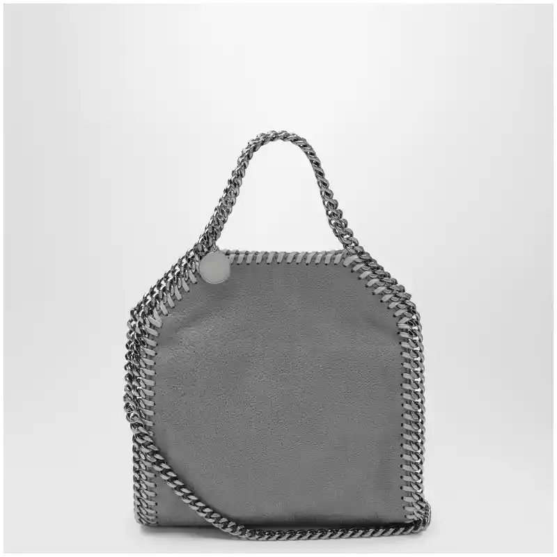Stella McCartney Falabella micro Tote bag in light grey