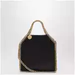 Stella McCartney Black Falabella Tote bag micro