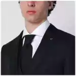 Tagliatore Single-breasted navy blue wool suit