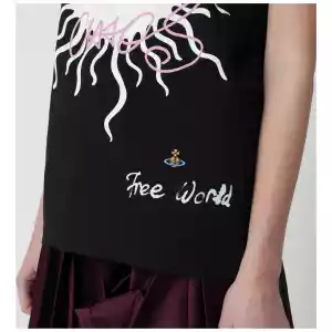 Vivienne Westwood Black T-shirt with logo print