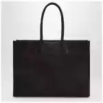 Vivienne Westwood Troy tote bag in dark brown leather
