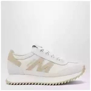 Moncler Pacey2 Sneakers in white canvas and leather