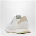 Moncler Pacey2 Sneakers in white canvas and leather