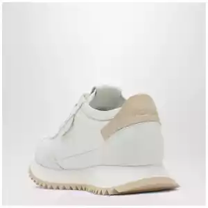 Moncler Pacey2 Sneakers in white canvas and leather
