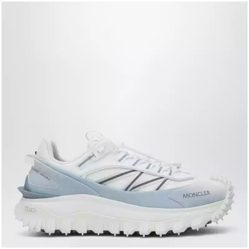 Moncler Trailgrip Sneakers white/light blue with Vibram® Megagrip sole