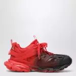 Balenciaga Track Gradient sneakers in red and black polyurethane