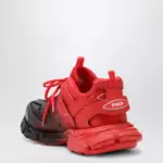 Balenciaga Track Gradient sneakers in red and black polyurethane