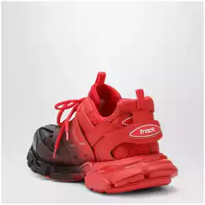 Balenciaga Track Gradient sneakers in red and black polyurethane