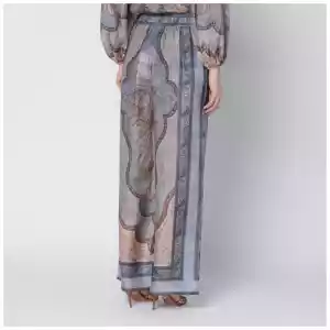 ZIMMERMANN Wanderlust trousers with tapestry print