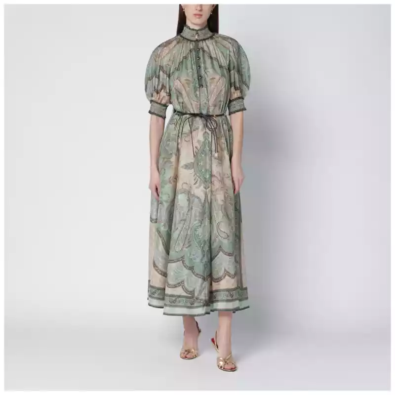 5581DRS262SI_S_ZIMM-TT.a ZIMMERMANN Wanderlust Billow dress with tapestry print
