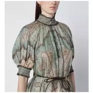 ZIMMERMANN Wanderlust Billow dress with tapestry print