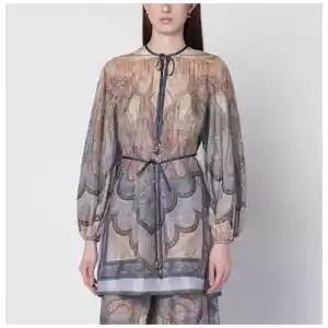 ZIMMERMANN Wanderlust blouse with tapestry print