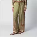 ZIMMERMANN Indra Relaxed trousers with floral print