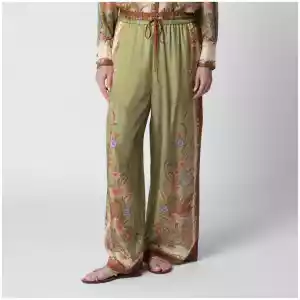 ZIMMERMANN Indra Relaxed trousers with floral print