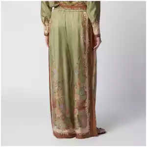 ZIMMERMANN Indra Relaxed trousers with floral print