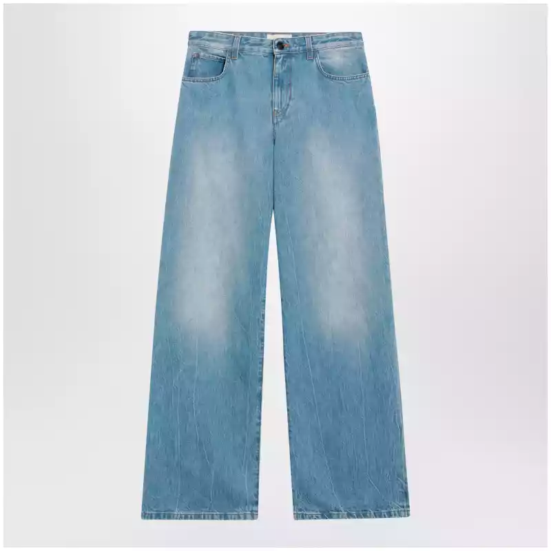 The Row Eglitta cotton denim jeans in blue