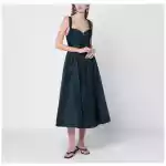 ZIMMERMANN Rebellion draped midi dress