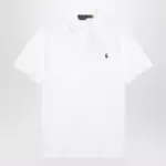 Polo Ralph Lauren White cotton Custom Slim-Fit polo