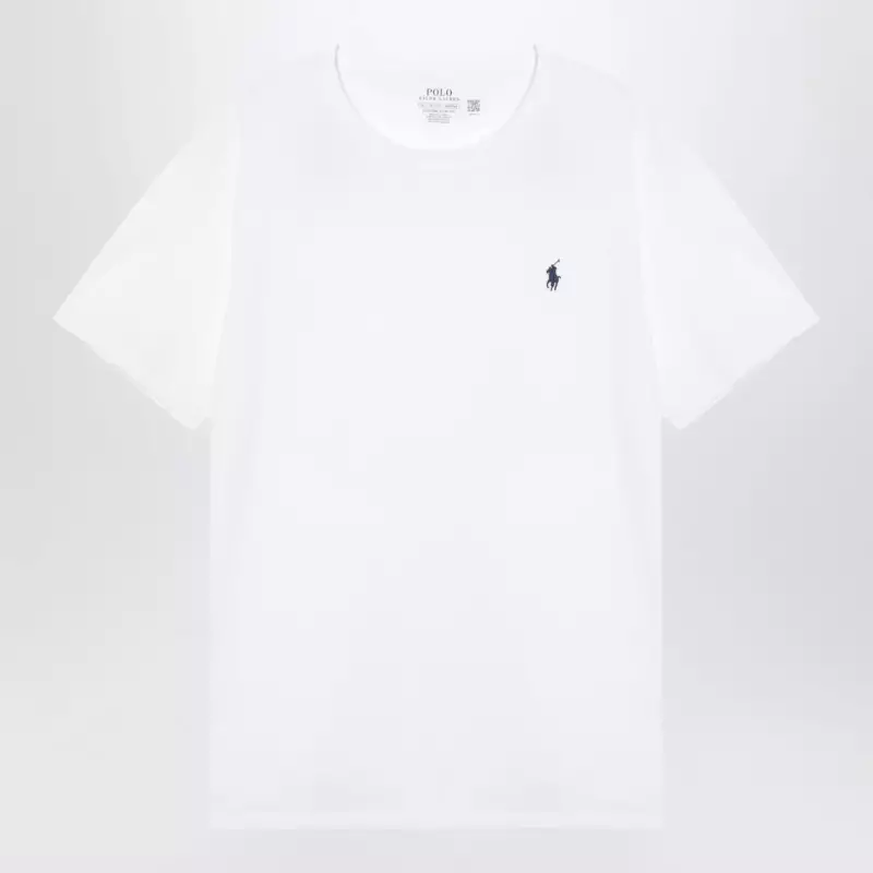 Polo Ralph Lauren T-shirt white in cotton Custom Slim-Fit