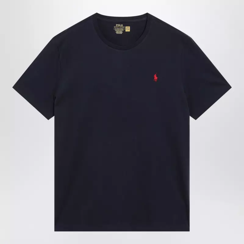 Polo Ralph Lauren T-shirt blue in cotton Custom Slim-Fit