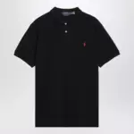 Polo Ralph Lauren Black cotton Custom Slim-Fit polo