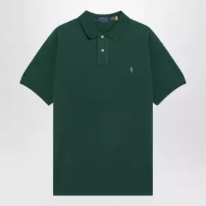 Polo Ralph Lauren Forest green cotton Custom Slim-Fit polo shirt