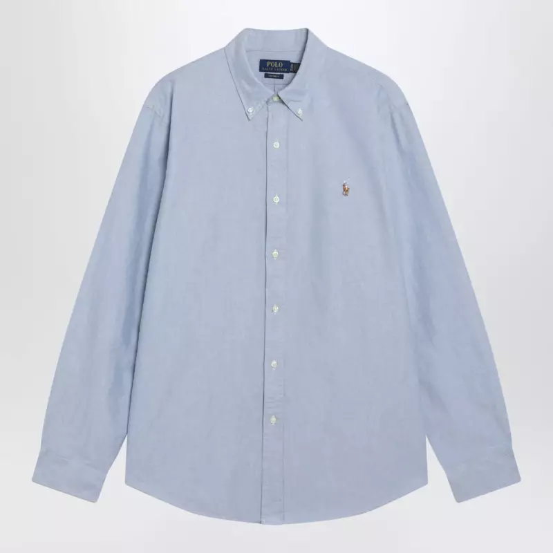 Polo Ralph Lauren Light blue Oxford shirt Custom-fit