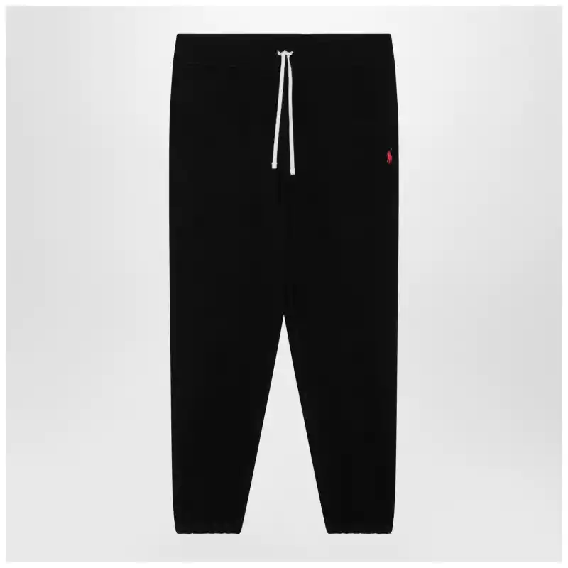Polo Ralph Lauren Black cotton-blend jogging trousers
