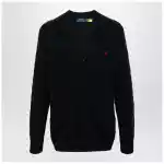 Polo Ralph Lauren Navy blue cable-knit cotton cardigan