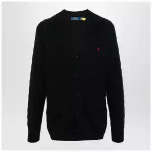 Polo Ralph Lauren Navy blue cable-knit cotton cardigan