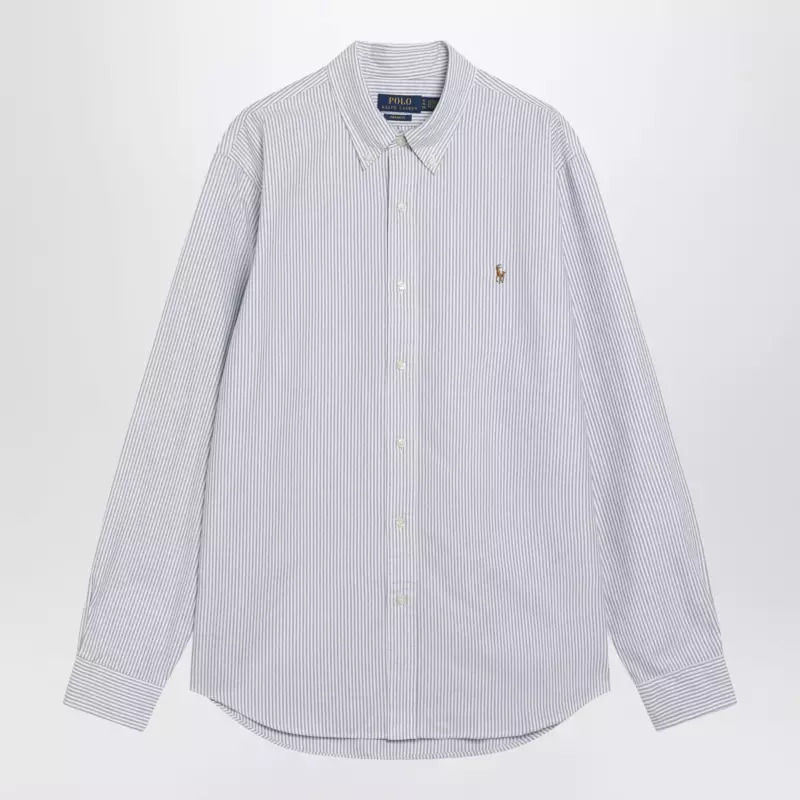 Polo Ralph Lauren Light blue/white striped Oxford Custom-Fit shirt