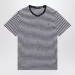 Polo Ralph Lauren White/Navy striped Custom Slim-Fit T-shirt