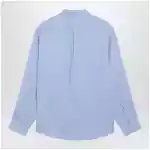 Polo Ralph Lauren Light Blue Linen Button-Down Shirt