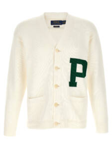 Polo Ralph Lauren Letter Intarsia Cardigan