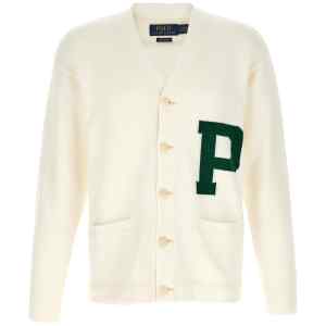 Polo Ralph Lauren Letter Intarsia Cardigan