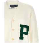 Polo Ralph Lauren Letter Intarsia Cardigan